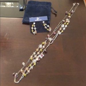 Necklace and earrings set